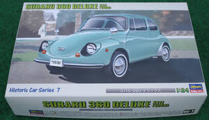 Hasegawa　1/24　スバル　360　デラックス　K111　1968　HC-7　ヒストリックカーシリーズ7　プラモ