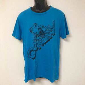 OAKLEY /REGULAR FIT /オークリー /メンズM 半袖Tシャツ プリントTシャツ ロゴT カエル スポーツ カジュアル 古着