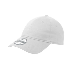 NE201-NEW ERA ニューエラ - Adjustable Unstructured Cap キャップ ホワイト 無地 メンズ