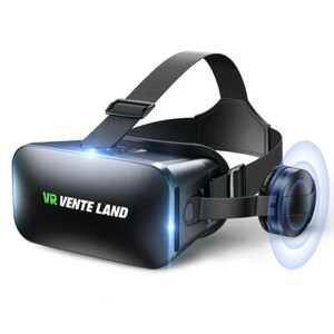 【未使用品近い】VRゴーグル スマホ ヘッドセット バーチャル vrゴーグル ヘッドホン 付き 一体型 3D VR 映像 用 メガネ 眼鏡 動画 no.1740