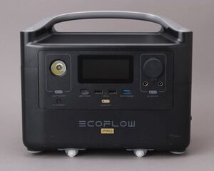 一点限定★送料無料★美品 EcoFlow ポータブル電源 RIVER-PRO 720Wh 発電機 家庭用蓄電池 防災グッズ アウトドア エコフロー