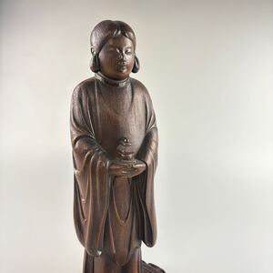 仏教美術 総本山善通寺 木彫 稚児大師御尊像 仏像 検 骨董 仏像 彫刻 唐物 骨董 不動 如来 釈迦 如来 寺社 仏閣 仏陀 釈迦如来