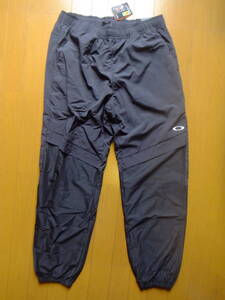 オークリー メンズL 内フリース 保温 黒 ウインド 撥水 JOGGER FIT FOA402959 新品 定価8800