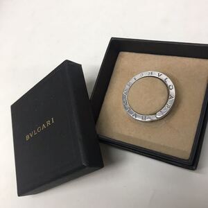 【美品】BVLGARI ブルガリ シルバー スターリング　925刻印キーリング ペンダントトップ ネックレストップ 箱付