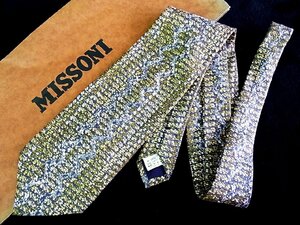 ♪今週の特売980円～♪3371♪良品【MISSONI】ミッソーニ【デザイン 柄】ネクタイ♪