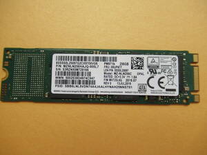 ★☆1円 ～スタート☆Samsung SSD PM871b M.2 2280 MZ-NLN256C 256GB 使用時間:7751H☆★