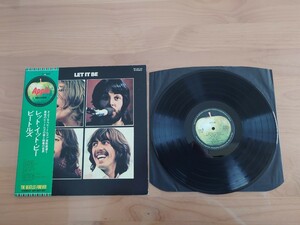 ★ビートルズ The Beatles★レット・イット・ビー Let It Be★フォーエバー帯付★LPレコード★中古品★2000円定価★補充票訂正シール