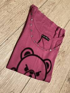 HYSTERIC GLAMOUR HYSTERIC BEARスタッズ付きタンクトップ ヒステリックグラマー HYSTERIC MINI ヒステリックミニ ヒスミニ fxxk bear