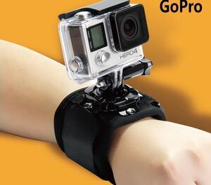 「360度回転）新品 GoPro アームバンドマウントGoProマウント1