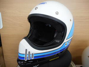 サマーセール SHOEI EX-ZERO EQUATION TC-11 WHITE/BLUE Mサイズ 元箱付属品付き フルフェイス ヘルメット 廃盤モデル 新品未使用 限定