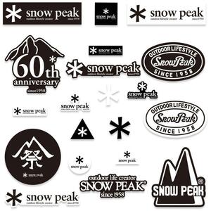 スノーピーク snowpeak ステッカー 20枚 テント　食器 コンロ