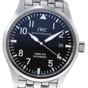 IWC SCHAFFHAUSEN IW325504 パイロット・ウォッチ マークXVI デイト 自動巻き メンズ _830597