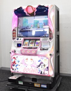 196 中古品 UNIVERSAL MACY 魔法少女まどか☆マギカ2 ユニバーサル メーシー パチスロ 5号機 コイン不要機付き【直接引取限定】