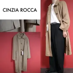 【新品未使用】CINZIA ROCCA カシミヤ100% デザイン ロングコート