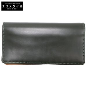 WhitehouseCox ホワイトハウスコックス S8819 LONG WALLET VINTAGE BRIDLE 長財布（小銭入れあり） グリーン メンズ