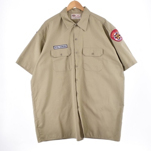 古着 ビッグサイズ ディッキーズ Dickies 半袖 ワークシャツ メンズXXXL /eaa337282 ss2501_10