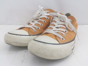 ◇ CONVERSE コンバース ALL STAR 1SC735 スニーカー シューズ サイズ 24.5cm オレンジ レディース メンズ E