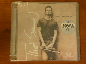 未開封 Hybrid SACD Till Bronner/That Summer ティル ブレナー 