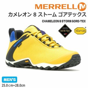 新品 未使用 メレル カメレオン 8 ストーム ゴアテックス 26.5cm MERRELL CHAMELEON 8 STORM GORE-TEX 500381 YELLOW イエロー