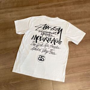 STUSSY ステューシー　22SS グラフィック プリント Tシャツ　MODERN AGE TEE ロゴ