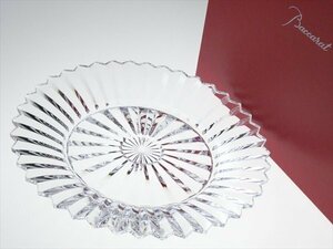 N949 Baccarat バカラ クリスタル ミルニュイ プレート 大皿 25.8cm