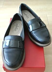 クラークス 　Clarks　ローファー 　レイジーアーリー　Raisie Arlie UK3　22cm　本革　ブラック