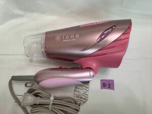 ヘアドライヤー TESCOM TID371 ione ピンク 稼動品 中古品 大風量 1.5/分 ダブルマイナスイオン TURBO