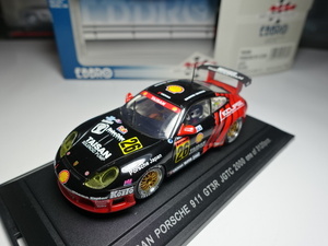 TAISAN Porsche 911 GT3R JGTC BLACK 1/43 EBBRO ポルシェ　エブロ