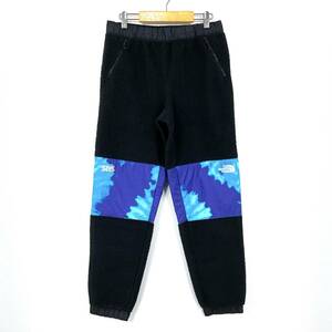 【日本未発売】The North Face x SNS デナリ フリース パンツ S ボア Denali Fleece Pant Blue Tie Dye ノースフェイス