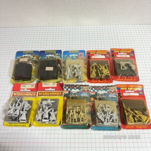 1000円〜　5 まとめ　CITADEL MINIATURES メタルフィギュア　台座　WARHAMMER FIGHTER NEW RELEASES CITADEL GAMES WORKSHOP 10点セット