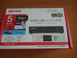 バッファロー Buffalo LSW6-GT-5NS/BK　5ポートスイッチングハブ