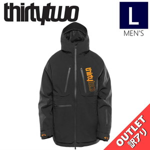 【アウトレット】23-24 THIRTYTWO TM JKT カラー:BLACK Lサイズ メンズ スノーボード スキー スノボウェア ジャケット JACKET 型落ち