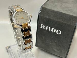 RADO 腕時計 ラドー レディース腕時計 ゴールドカラー×シルバーカラー箱付き