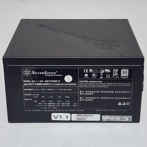 SilverStone SST-ST85F-P 850W 80PLUS SILVER認証 ATX電源ユニット フルプラグイン 動作確認済み PCパーツ