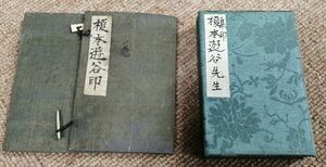 榎本遊谷 紀州の画家 印帖 狩野派 漢籍 法帖2 状態良好 唐本 漢籍 碑 拓本 法帖 碑帖 中国