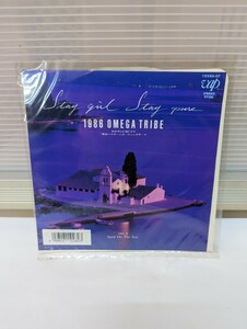 EPレコード　1986オメガトライブ　STAY GIRL STAY PURE　SAND ON THE SEAT　OMEGA TRIBE