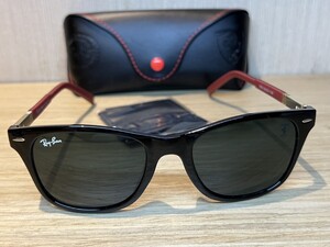 レイバン×フェラーリ　Ray-Ban×Ferrari　サングラス　レッド　ブラック　未使用　3