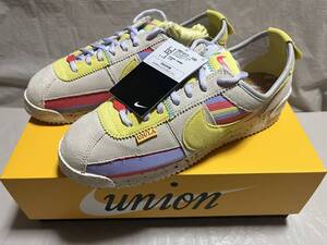 Union × Nike Cortez Lemon Frost ユニオン × ナイキ コルテッツ レモンフロスト DR1413-100 US8.5 26.5cm 新品未使用 送料込み