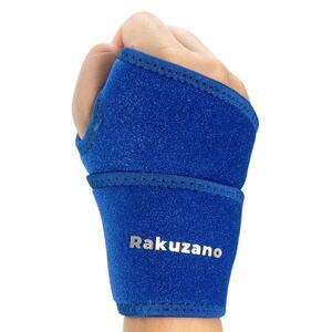 su598 Rakuzano 手首 サポーター 左右兼用 (ブルー１個入)