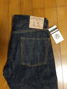 新品未使用 桃太郎ジーンズ MOMOTARO JEANS LOT 0306-82 509000 COTTON100% 32インチ デニム色 岡山 児島 MEDE IN JAPAN MSSJ0306④