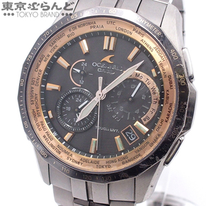 101769776 1円 カシオ CASIO オシアナス マンタ OCW-S1400B-1AJF ブラック チタン 腕時計 メンズ ソーラー電波