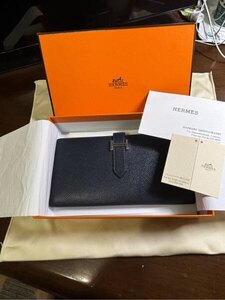 国内正規◆エルメス HERMES ベアンスフレ 長財布　２０２１年美品　Ｚ刻印◆