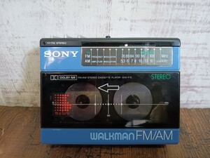 SONY　 ソニー　WM-F15 カセットプレーヤー　 WALKMAN ウォークマン　カセットウォークマン　ポータブルプレーヤー　希少色　ジャンク