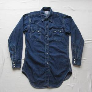 ☆50s リーバイス ショートホーン デニム ウエスタンシャツ 【オリジナル】/ ヴィンテージ Levis 40s 506XX 501XX 1950s 40s 60s 507XX