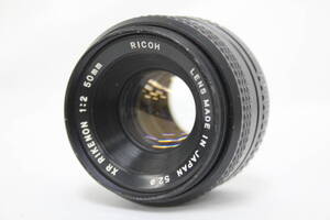 【返品保証】 【和製ズミクロン】 リコー Ricoh XR Rikenon 50mm F2 レンズ v7968