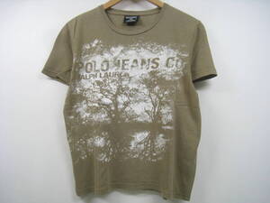 POLO JEANS CO. RALPH LAUREN ポロジーンズ ラルフローレン Tシャツ 半袖 茶 ブラウン サイズM