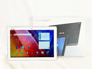 中古品 ASUS ZenPad10 10.1インチ 16GB P00C Android タブレット PC タブレットパソコン ホワイト / 名古屋発11-46△