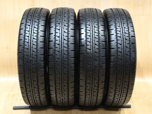 B393 DUNLOP ENASAVE VAN01 155R13 6PR LT 2021年 4本セット バリ山 JAPAN 国産 夏 タイヤ バン用 小型トラック用 手渡し可能です 山梨県