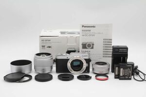 【元箱付き】■美品■ PANASONIC LUMIX GF9 ダブルズームキット シルバー DC-GF9W-S