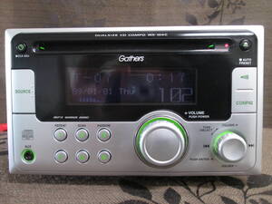 MP3/AUX＞＞ホンダ純正 Gathers CDデッキ 整備済 WX-104C＜＜ M2392